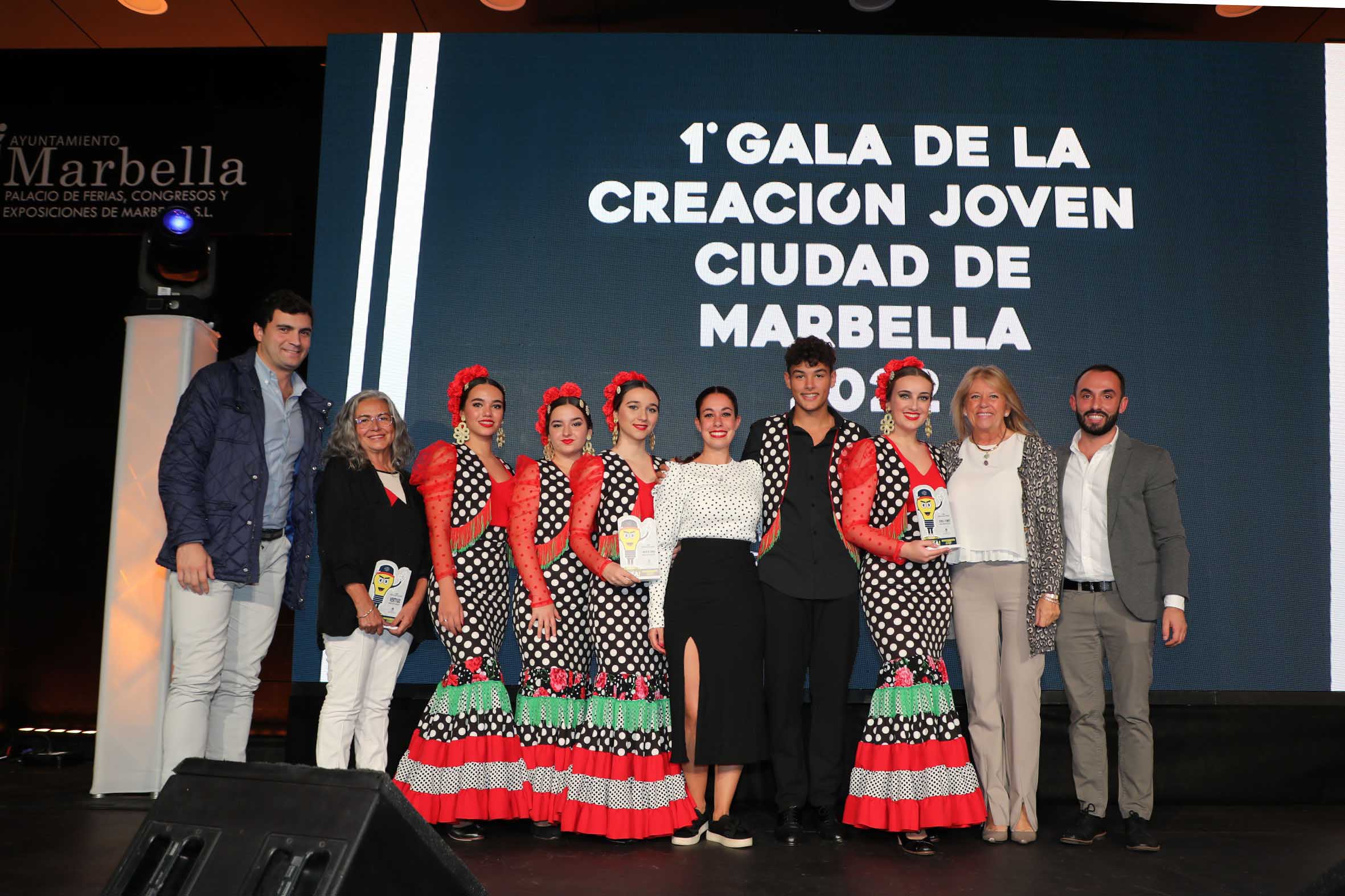 La Primera Gala de la Creación Joven Ciudad de Marbella reconoce el talento local con la entrega de los 18 premios de las muestras culturales y de las 12 becas para impulsar proyectos